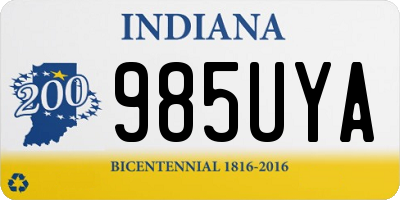 IN license plate 985UYA