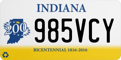 IN license plate 985VCY