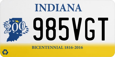 IN license plate 985VGT