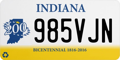 IN license plate 985VJN