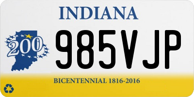 IN license plate 985VJP