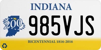 IN license plate 985VJS