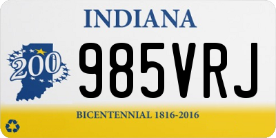 IN license plate 985VRJ