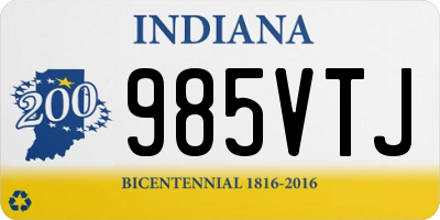 IN license plate 985VTJ