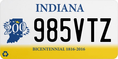 IN license plate 985VTZ