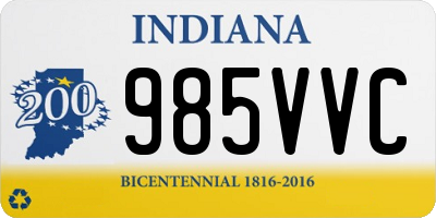 IN license plate 985VVC