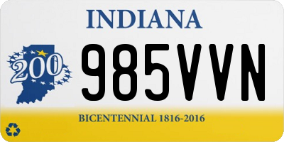 IN license plate 985VVN