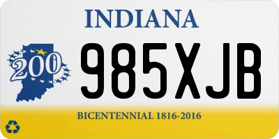 IN license plate 985XJB