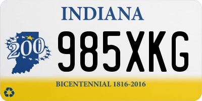 IN license plate 985XKG