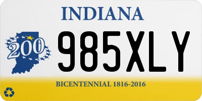 IN license plate 985XLY