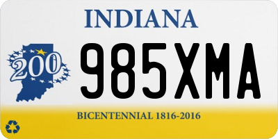 IN license plate 985XMA
