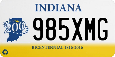 IN license plate 985XMG