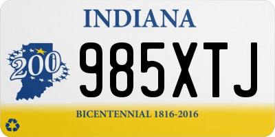 IN license plate 985XTJ