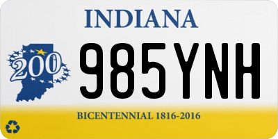 IN license plate 985YNH
