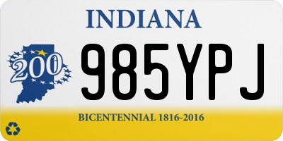 IN license plate 985YPJ
