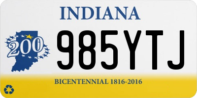 IN license plate 985YTJ