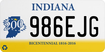 IN license plate 986EJG