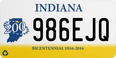 IN license plate 986EJQ