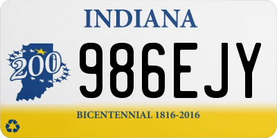 IN license plate 986EJY