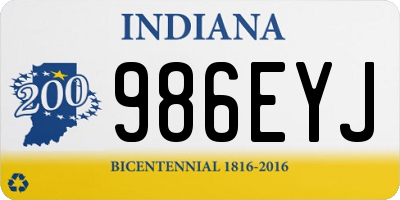 IN license plate 986EYJ