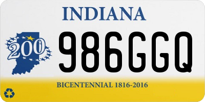 IN license plate 986GGQ