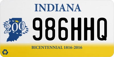 IN license plate 986HHQ