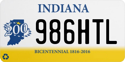 IN license plate 986HTL