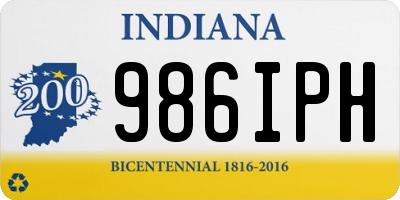 IN license plate 986IPH