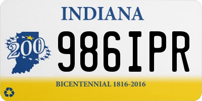 IN license plate 986IPR