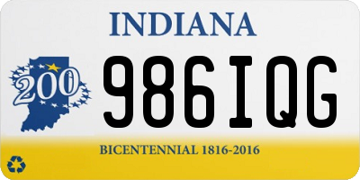 IN license plate 986IQG