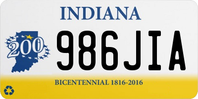 IN license plate 986JIA