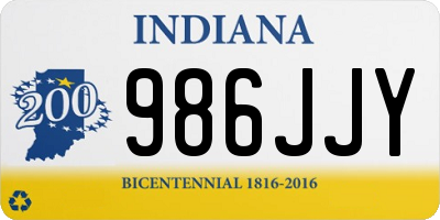 IN license plate 986JJY