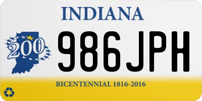 IN license plate 986JPH