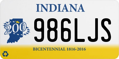 IN license plate 986LJS