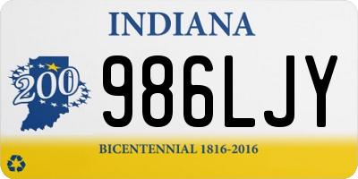 IN license plate 986LJY