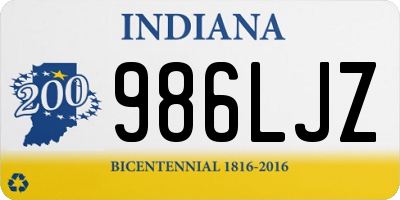 IN license plate 986LJZ