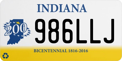 IN license plate 986LLJ