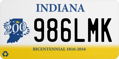 IN license plate 986LMK