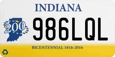 IN license plate 986LQL