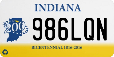 IN license plate 986LQN