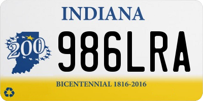 IN license plate 986LRA