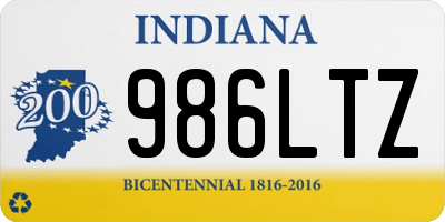 IN license plate 986LTZ