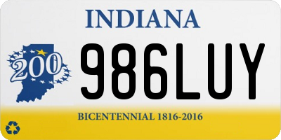 IN license plate 986LUY