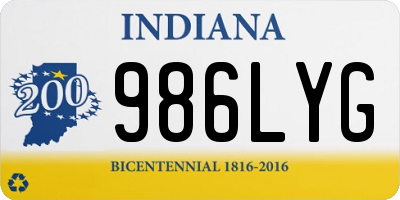 IN license plate 986LYG