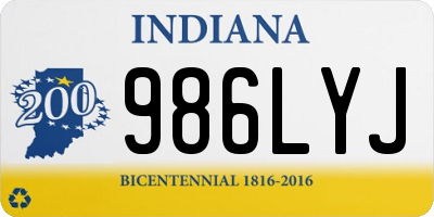 IN license plate 986LYJ