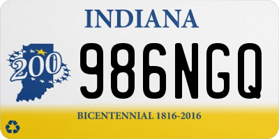 IN license plate 986NGQ