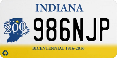 IN license plate 986NJP