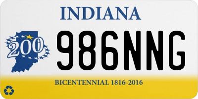 IN license plate 986NNG