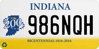 IN license plate 986NQH