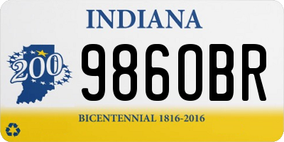 IN license plate 986OBR